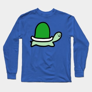 Silly Green Turtle Long Sleeve T-Shirt